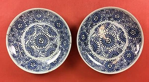 PAIR OF DISHES. HAND GLAZED PORCELAIN. CHINA(?). XVIII-XIX. - Picture 1 of 1