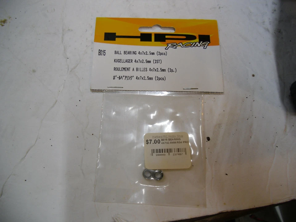 HPI B015 4 x 7  bearings RS4 pro - Image 1 of 1