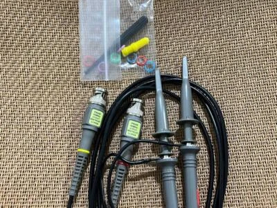 2-Pc P6040 40MHz Oscilloscope Clip Probes with Accessories Kit 1X 10X - Image 1 of 2