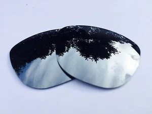 POLARISIERTES CHROM SILBER GESPIEGELTE ERSATZGLÄSER FÜR OAKLEY FROGSKINS - Bild 1 von 3