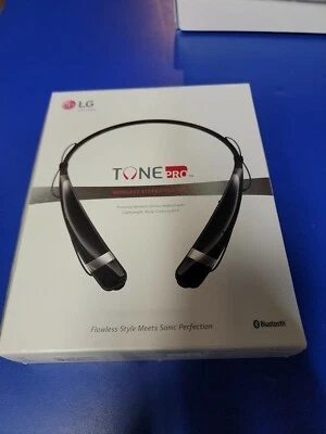 LG HBS-760 Tone Pro Black Bluetooth Wireless Stereo Headset NEW NOT SEALED - Image 1 of 4