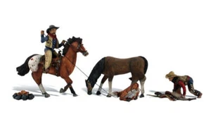 Woodland Scenics Spur H0 / HO "Cowboy-Action" geniale Szene A1940 - Bild 1 von 1