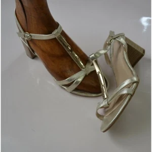 SCARPE SANDALI PELLE ORO N° 39 Lisa -W - Foto 1 di 1