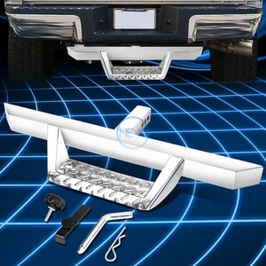 Pedal paso enganche de remolque cromado pulido 32,5""x 2,25"" + pin y clip ajuste receptor de 2 - Imagen 1 de 9