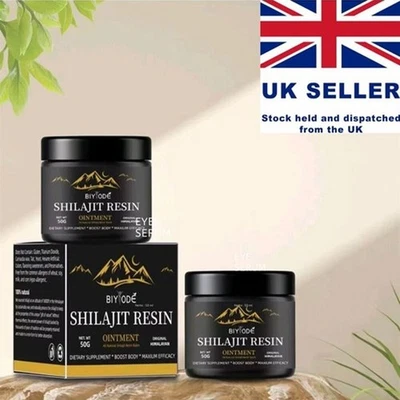 50G Pure 100% Himalayan Shilajit,Soft Resin,Organic,Extremely Potent Fulvic Acid