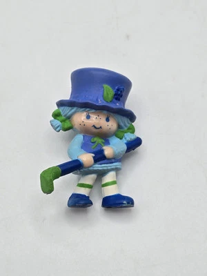 Muffin de arándanos Strawberry Shortcake 1983 de colección con figura de PVC en miniatura azada Foto 1 de 4