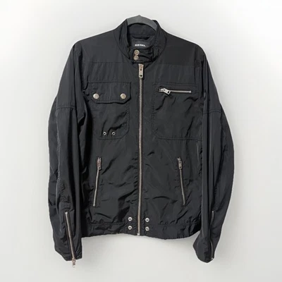 Diesel Teflon Zipper Biker Light Jacket - Image 1 of 4
