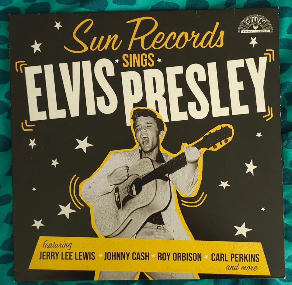 Sun Records Sings Elvis Presley LP, coloured vinyl, C Perkins, J Cash, J L Lewis - Image 1 of 4