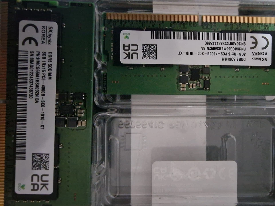 16GB DDR5 SO-DIMM RAM 4800MHz Arbeitsspeicher - Bild 1 von 1