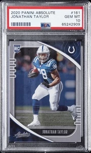 2020 PANINI ABSOLUTE #161 JONATHAN TAYLOR ROOKIE RC PSA 10 - Picture 1 of 2