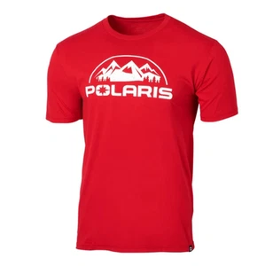 Polaris Mens Core T-Shirt Red, White SIZE: 2X-LARGE 286250212 - Picture 1 of 4
