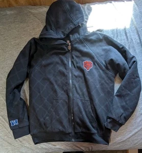 Chicago Bears NFL Pro Line Men’s Med Fleece Sherpa Lined Jacket Full Zip Pockets - Picture 1 of 5
