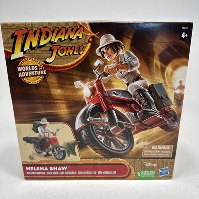 Figura de motocicleta Indiana Jones Worlds Adventure Helena Shaw nueva Foto 1 de 4