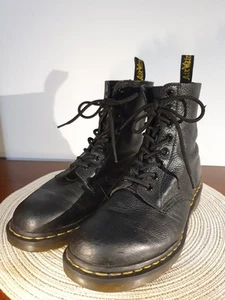 Dr Doc Martens boots Womens Pascal Virginia leather shoe black US 9 | EU41 | UK7 - Picture 1 of 23