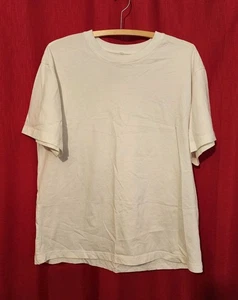 Men's T-shirt Short Sleeve Pullover Graphic Print White - Picture 1 of 8