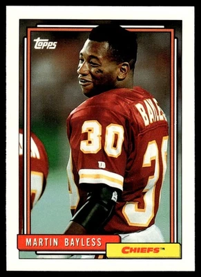1992 Topps Martin Bayless Kansas City Chiefs #710 - Image 1 of 2