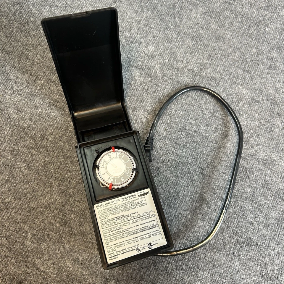 Malibu Intermatic Low Voltage Landscape Lighting Timer Transformer ML88T - Image 1 of 4