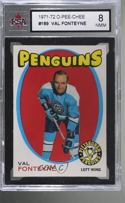 1971-72 O-Pee-Chee Val Fonteyne #189 KSA 8 - Image 1 of 2