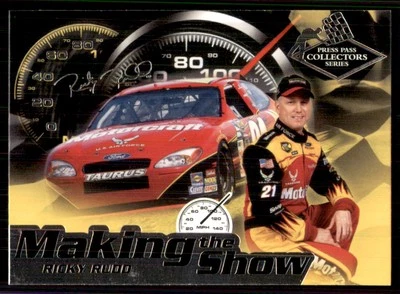 2004 Press Pass Collectors Series Making the Show #MS15 Ricky Rudd - Image 1 of 2