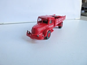 Wiking 1:87 Krupp Titan camión de plataforma con carga rosario!!! - Imagen 1 de 6