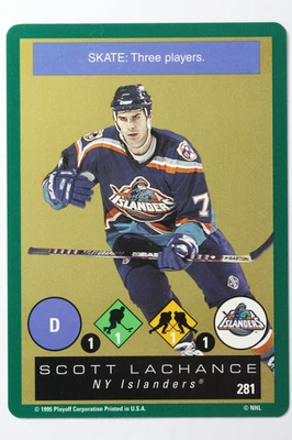 1995 - 96 年季后赛一对一挑战超稀有金色 Scott Lachance #281 初学者 — 第 1/2 张图片