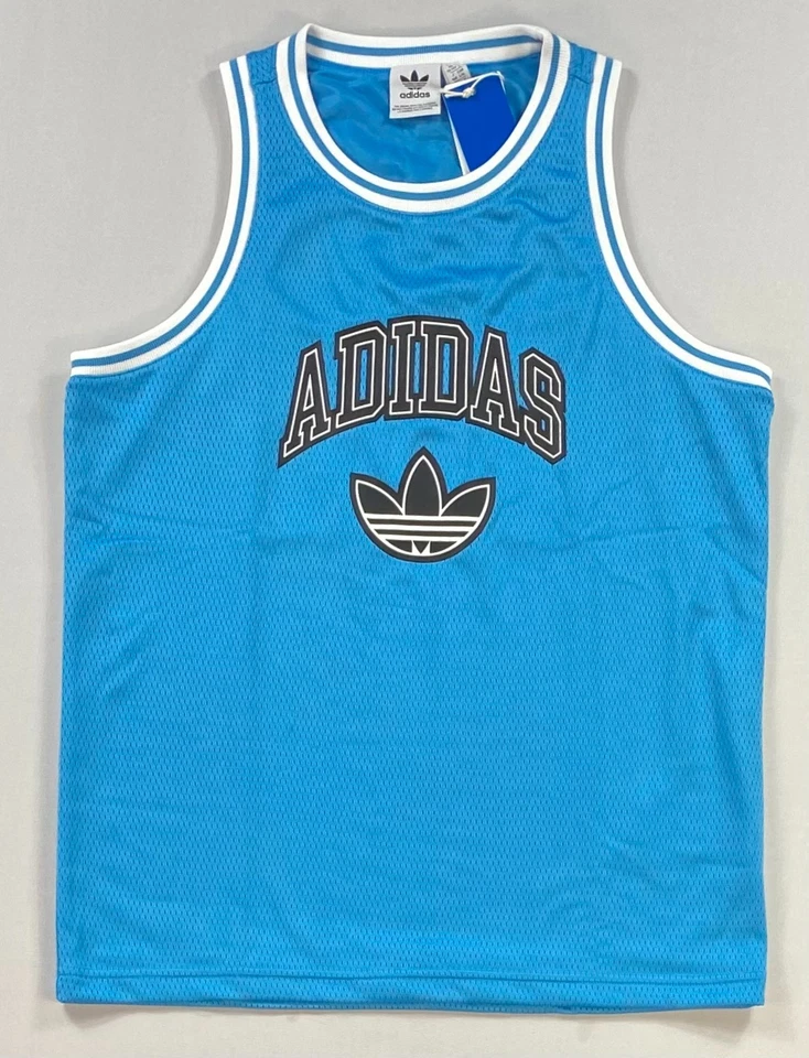 Adidas Boys' Basketball Jersey Or Tank Top Dark Green Youth Large