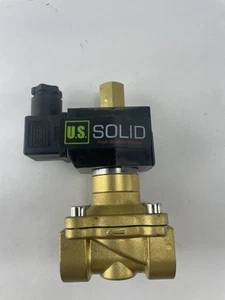 3/4" Brass Electric Solenoid Valve 110V AC NPT Normally Open Viton Seal - Picture 1 of 7