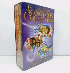 Once Upon A Time Storybook Collection (DVD) 3-Disc Set Alice In Wonderland +More - Foto 1 di 4