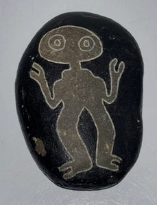 Nazca Lines Stone Astronaut Owl Man Alien Rock Souvenir Peru - Picture 1 of 5