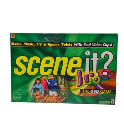 New - Sealed Scene It ? Jr. The DVD Board Game - Ages 8 and up  - Image 1 of 3