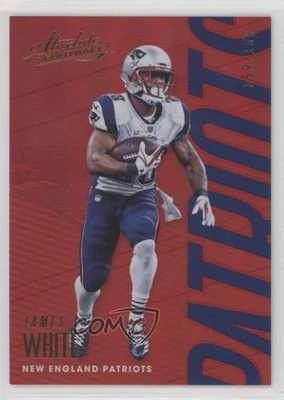 2018 Panini Absolute Spectrum Red /100 James White #67 - Image 1 of 2