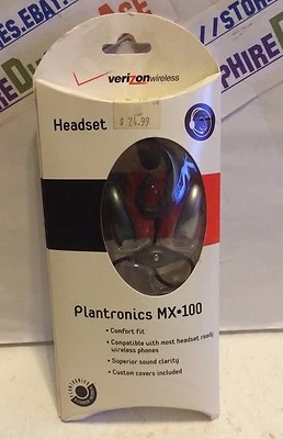 HEADSET PLANTRONICS MX-100 80035 BRAND NEW ! RARE. - Image 1 of 2