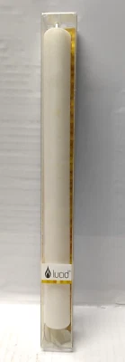 Vela de jantar Lucid Candle NATURAL líquida recarregável 11" LC10008 - Imagem 1 de 2