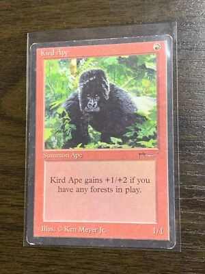 Kird Ape MTG Arabian Nights Common Red Creature Slightly Played x1 - Image 1 of 4