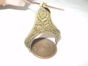 ANTIQUE Personal Bronze Copper Wax Seal - Bild 1 von 8