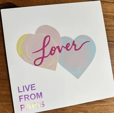 Lover Live from Paris Custom Vinyl Sleeve For 2025 version Heart Shaped Record