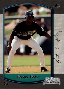 2000 Bowman Draft Tampa Bay Devil Rays Baseball Card #52 Kenny Kelly RC