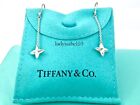 Tiffany & Co. Peretti Sirius Star Dangling Drop Dangle Earrings Silver w/ Pouch
