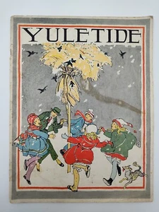 ✅📖❄️🎄Antique VERY UNCOMMON Paperbook - YULETIDE 1919 BOOK - 📸SEE PICS📸 - Picture 1 of 17