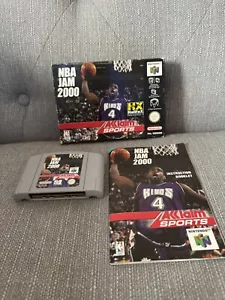 NBA Jam 2000 PAL Nintendo N64 boxed video game Complete with manual !!!!!!!!!!! - Picture 1 of 11