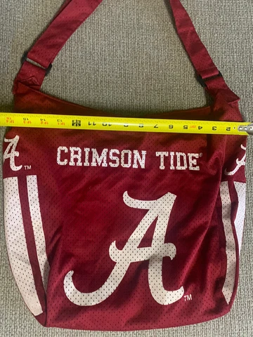 PURSE UNIVERSITY OF ALABAMA CRIMSON TIDE JERSEY BAG SEC FOOTBALL TOTE BASEBALL Cover