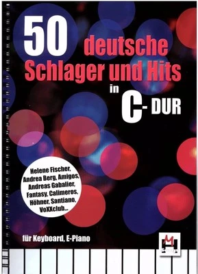 Keyboard Klavier Noten : 50 deutsche Schlager und Hits in C Dur - Image 1 of 4