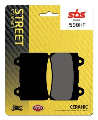 SBS 590HF FRONT BRAKE PADS YAMAHA SRX 600 1988-1989 - Image 1 of 4