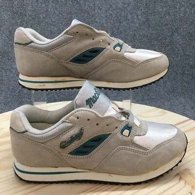 MacGregor Zapatos Para Hombres 8.5 Tenis Atléticos Bajos 5857 Gris Gamuza Con Cordones Comodidad Foto 1 de 4