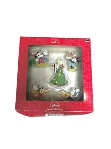 Seasons From Hallmark Disney Christmas Ornaments Set of 5 Mickey And Friends New - Picture 1 of 10