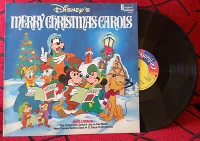 Disneyland Children's Sing-Along Chorus *Disney's Merry Christmas Carols* UK LP - Image 1 of 4