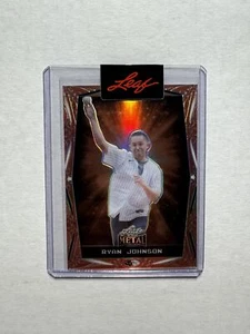 Ryan Johnson Cardcollector2 2024 Leaf Metal Orange Prismatic Rookie Card RC /49 - Picture 1 of 2