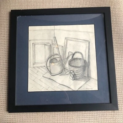 DESSIN  NATURE MORTE SIGNE VOLKONSKY   INV  2100 - Photo 1/4