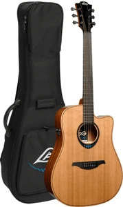 SMART GUITAR ELECTRO ACOUSTIQUE BLUEWAVE 2 DREAD PAN COUPE LAG TBW2DCE - STOCK B - Picture 1 of 7