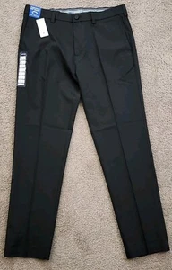 Men's Haggar Cool Right Performance Flex Straight-Fit Flat-Front Pants 38Wx34L - Picture 1 of 9